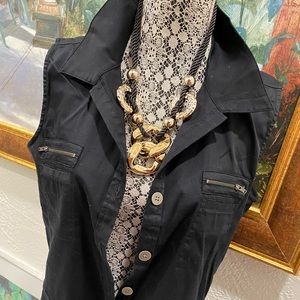 Chicos size 2 Vest Top Medium- Large